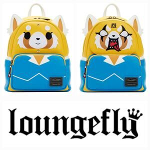 NWT Loungefly Sanrio Aggretsuko Two-Face Cosplay Mini Backpack‎